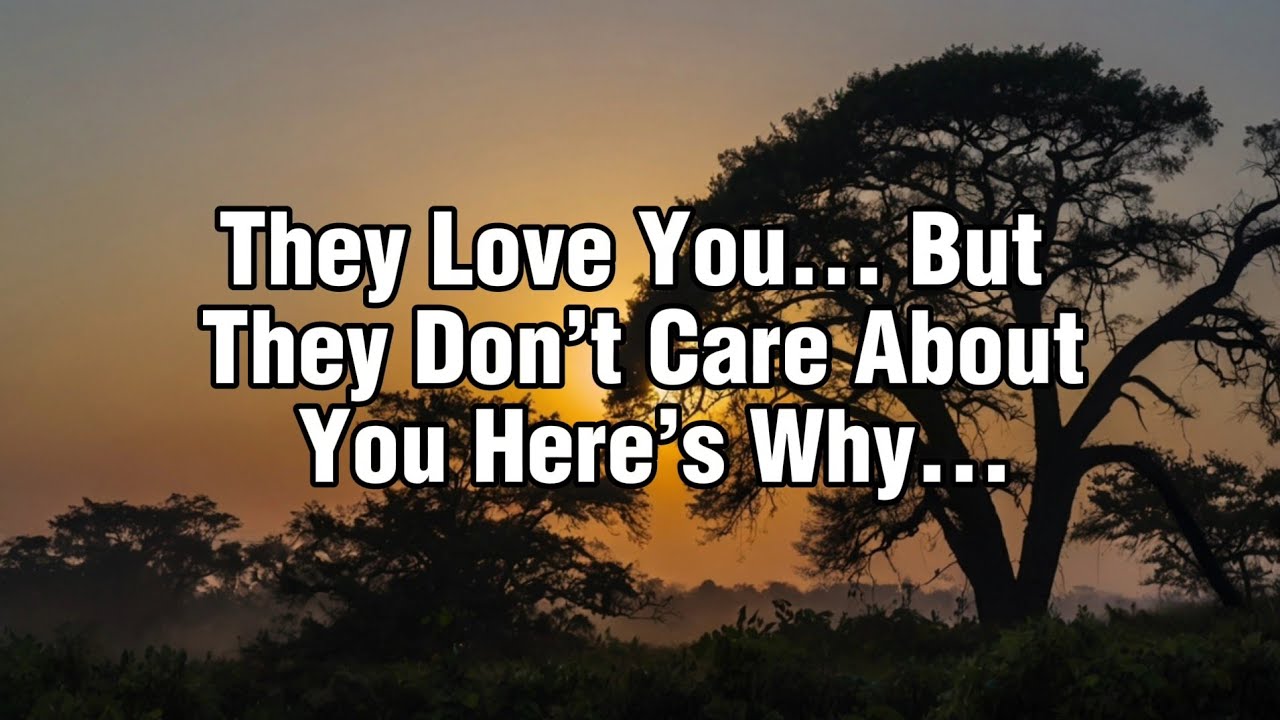 They Love You… But They Don’t Care About You Here’s Why...| Human Behaviour 