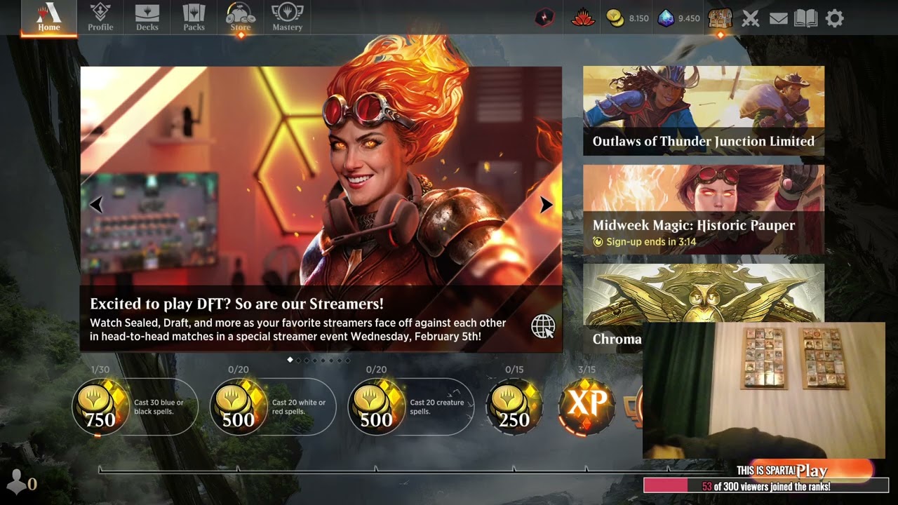 Magic Arena - Cube Night // First test of the setup