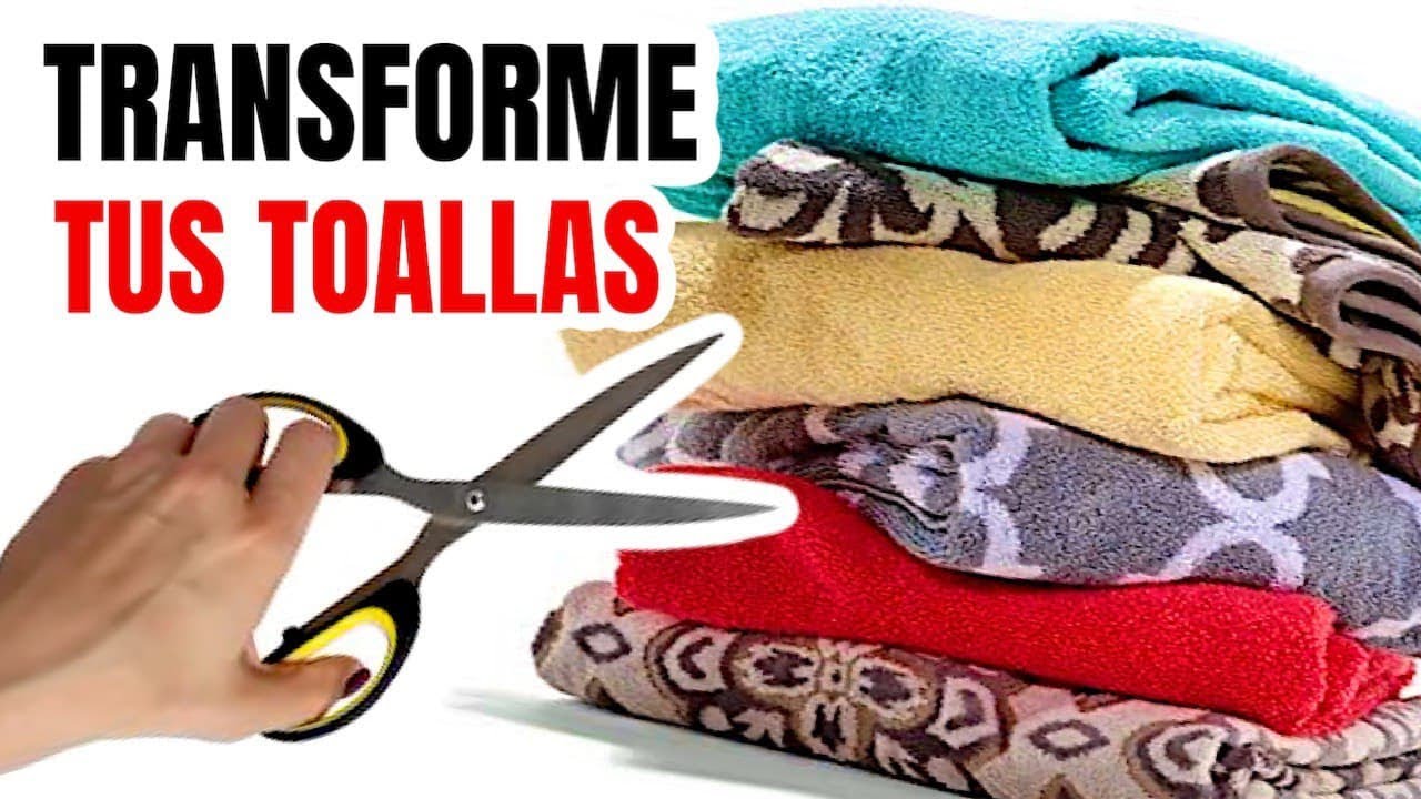 Customiza tus Toallas - 3 Trucos Geniales con Toallas | show de manualidades