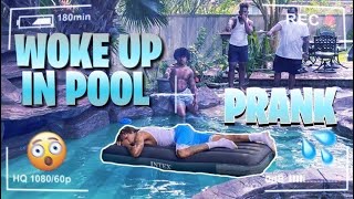 ROOMMATE WAKES UP IN SWIMMING POOL! *GONE WRONG*
