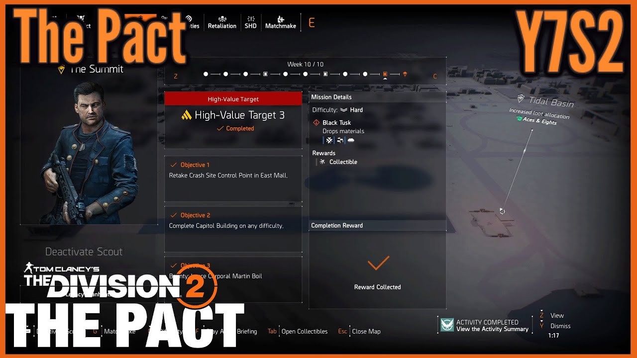 The Division 2 - Y7S2: The Pact Finale The Summit General Anderson Manhunt