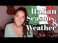 Italian Vocabulary &amp; Phrases For WEATHER