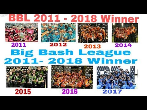 KFC BBL Big Bash League 2011-2018 All 