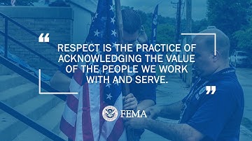 FEMA Core Value: Respect