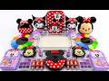 Minnie Mouse Slime 🎀💄 Mixing Makeup Into Glossy Clear Slime ASMR | Satisfying Disney Theme