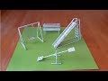 Kağıttan Minyatür Park Yapımı / Paper Miniature Playpen