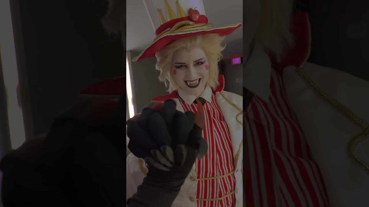 Flawless victory with @sayakat as Lucifer. #hazbinhotel #lucifer #alastor