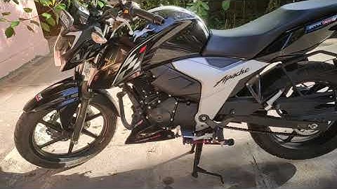 🇮🇳😀Adjustable Side Stand For Apache RTR 160 4v | PROBLEM SOLVED!! #shorts🔥🇮🇳🙏