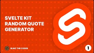 Svelte Random Quote Generator | Svelte Mini Projects #1