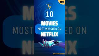 Top 10 movies most watched on Netflix #mostwatched #netflix #shorts