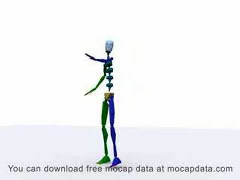motion capture data Throw Toss -Over-