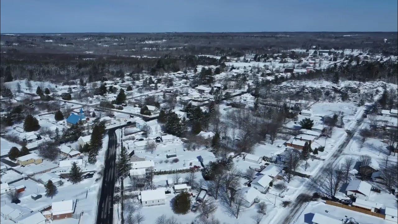 Massey Ontario Canada from above filmed with DJI mini 2 YouTube