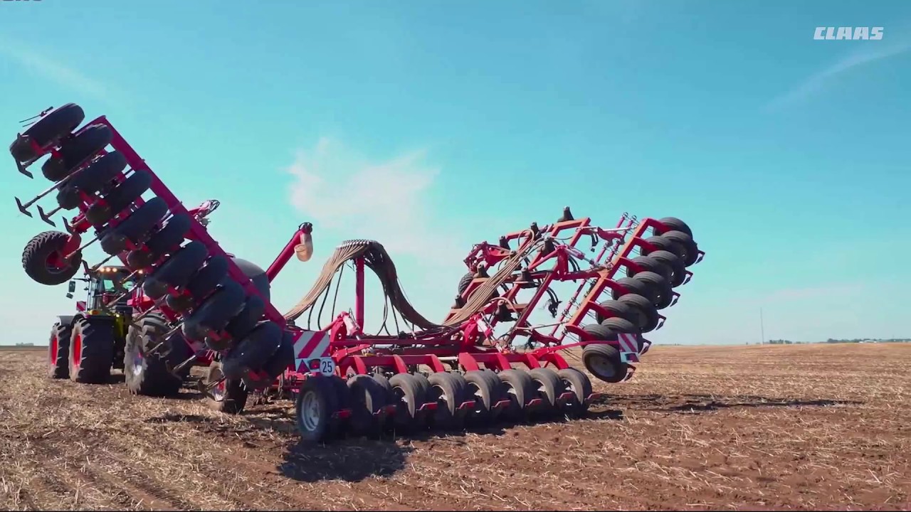 Трактор XERION 4500 и сеялка  Horsch - идеальное сочетание для достижения больших результатов