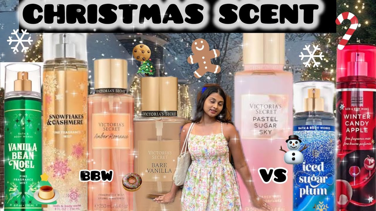 CHRISTMAS FRAGRANCES YOU NEED!!🎄⛄️🍒❤️🍩 BBW, VICTORIA SECRET…😍😍 PERFECT FOR CHRISTMAS 🤶 ✨