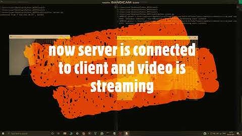 Live Streaming Video Chat App without voice using cv2 module of Python