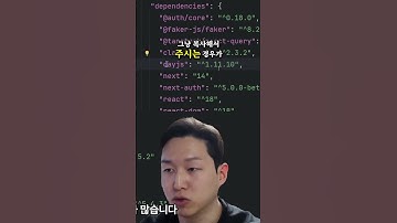 package.json에 적힌 버전은 진짜 버전이 아닙니다.