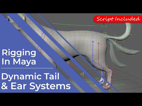 #RiggingInMaya | Part 30 | Advanced | Dynamic Tail & Ears