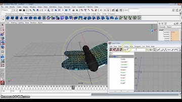 2.Creating and Animating a butterfly in Maya with Motion Paths