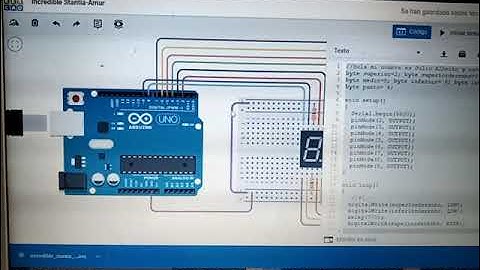Tarea #1: Contador de cátodo común y ánodo común. (Simulación en Tinkercad)