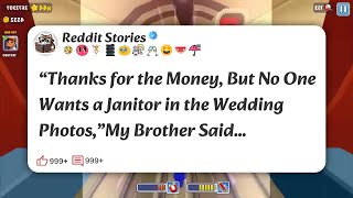 “Thanks for the Money, But No One Wants a Janitor in the Wedding Photos,”My Brother Said #reddit 