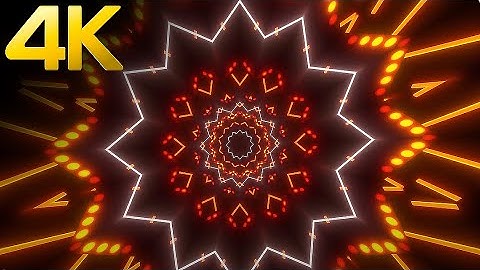 10 Hour Loop - Relaxing Neon Tunnel Live wallpaper 4K , Light tunnel No sound, Abstract art Video 4K