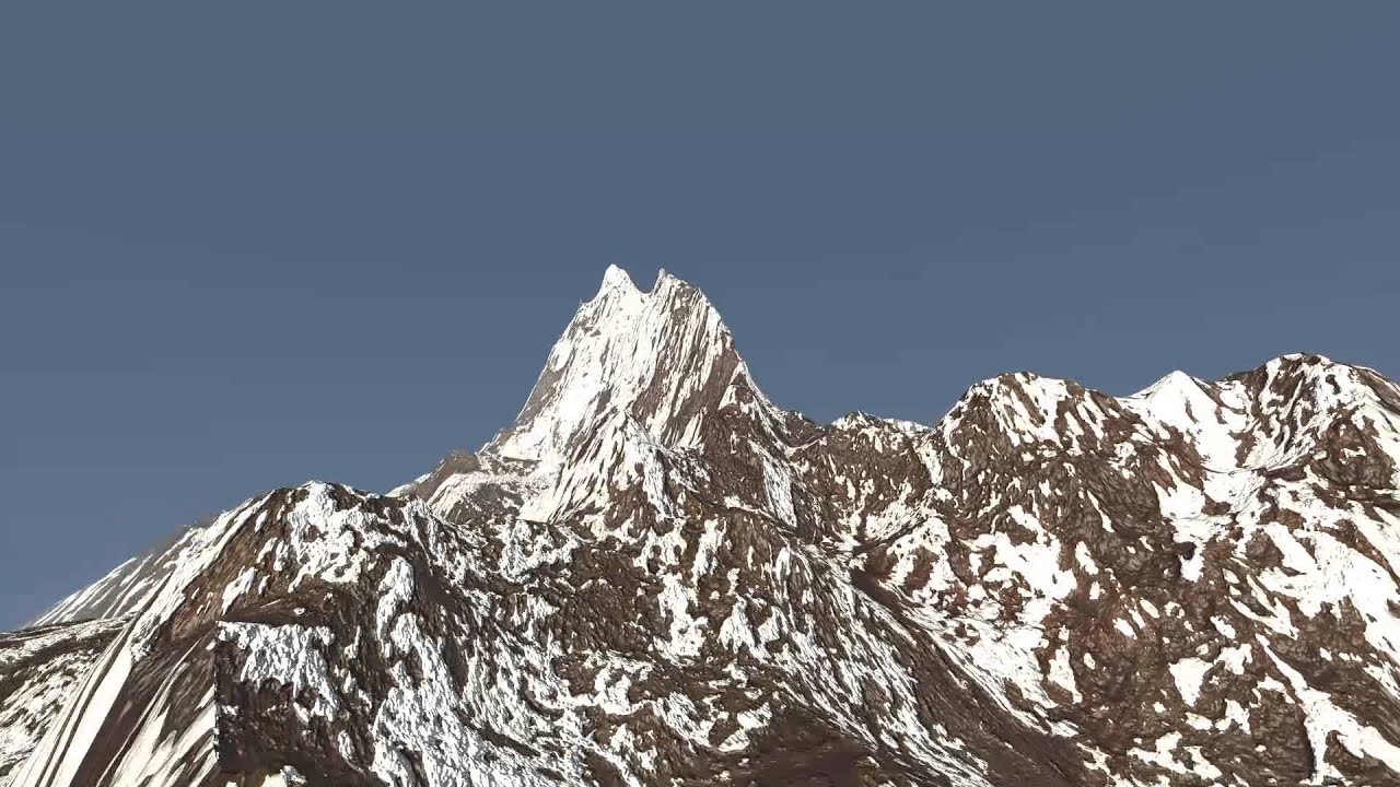 Mountainscene - Blenderproject