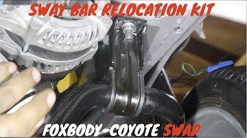 Front EIBACH Sway Bar Installation/ Clearance Issue Resolved Foxbody Mustang Coyote