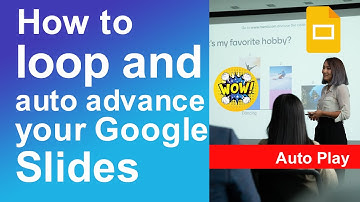 How to loop and auto advance your Google Slides