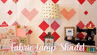 DIY Fabric Lamp Shade (NO SEW EASY TUTORIAL!!)