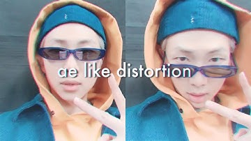 AE inspired distortion on VIDEOSTAR - tutorial 🧡!