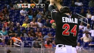 2013/08/16 Pence's two-run double