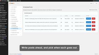 Schedule Community Posts on WordPress