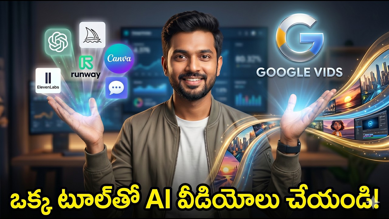 ఒక్క టూల్‌తో AI వీడియోలు చేయండి! Make AI Videos with 1 Ai Tool - YouTube