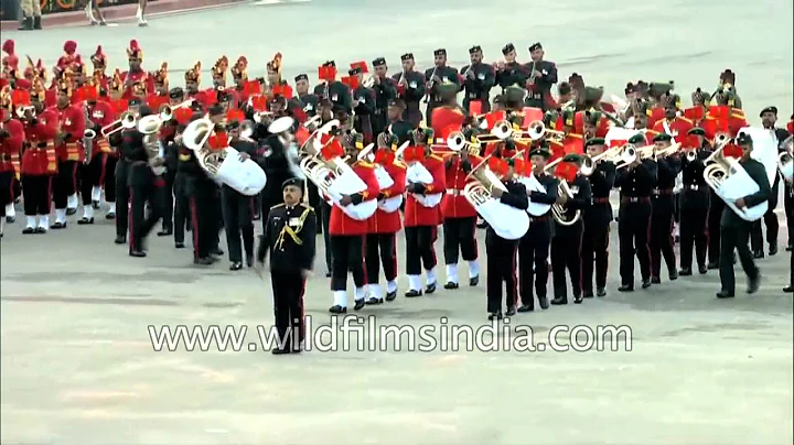 Beating Retreat Ceremony : Vijay Chowk comes alive with martial music