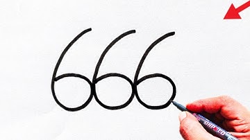 How to draw Python from number 666 | Python drawing step by step | Number drawing