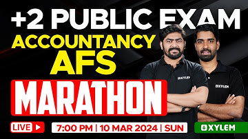 Plus Two Accountancy - AFS | Public Exam | Marathon | Xylem Plus Two Commerce