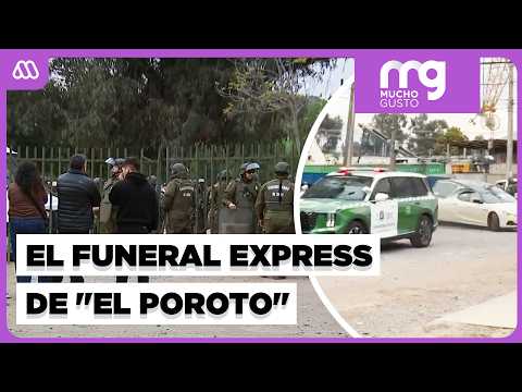 Inside the express funeral of "El Poroto" under a heavy police operation | Mucho Gusto