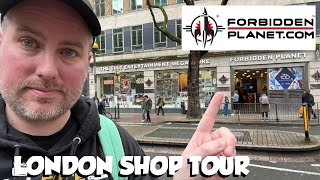 Visiting LONDON Forbidden Planet!!! POP CULTURE NOSTALGIA  LIVE TOUR