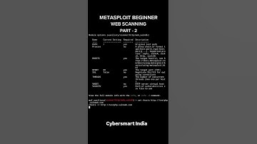 Metasploit web Sacnning Part 2🌐 #coding #metasploit #metasploitable #metasploitframework