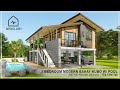 Ep 68  3 bedroom elevated native house with pool  modern bahaykubo house design  neko art