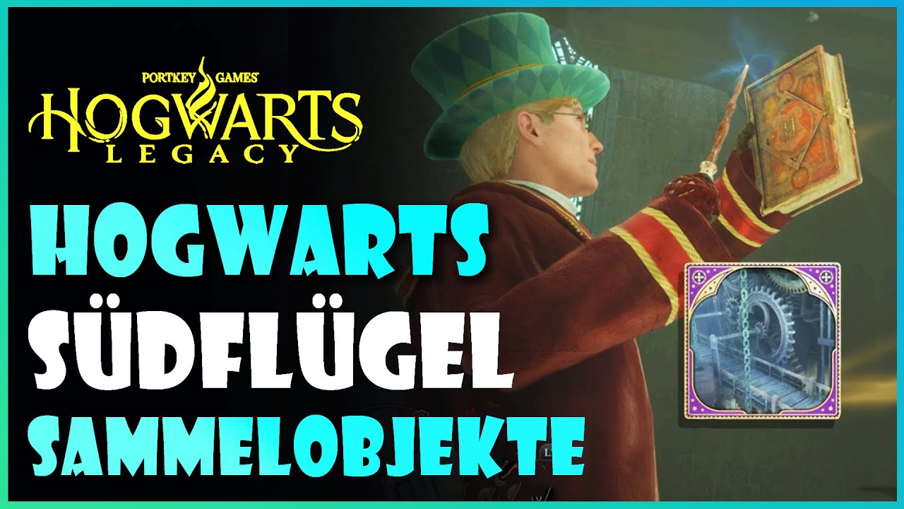 Alle Sammelobjekte im Südflügel von Hogwarts Legacy - Fundorte Buchseiten Truhen Demiguise - Lösung