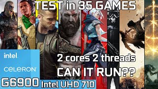 Intel Celeron G6900 + Intel UHD 710 | Test in 35 Games