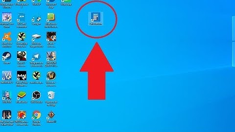 ➕ Como PONER la CALCULADORA en el ESCRITORIO de WINDOWS 10