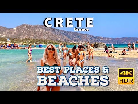 Crete, Greece ??- Best Cities And Beaches - Walking Tour Across The Island ? - 4K HDR - 6+ hours