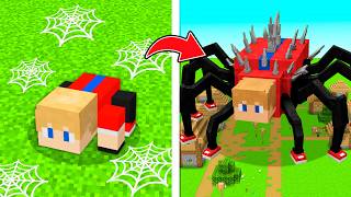 VIDA de ARANHA no Minecraft