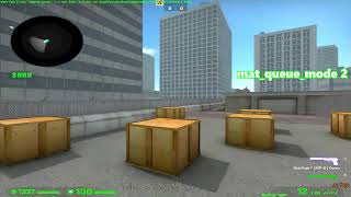 CSGO mat_queue_mode (-1,2,1,0) test FPS (CPU Ryzen 5600x)