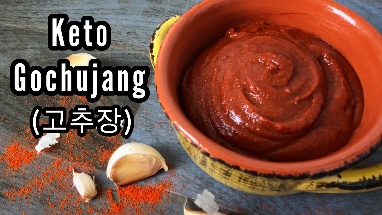 🌶 How to make Keto Gochujang Korean hot pepper paste recipe 고추장