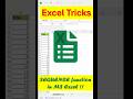 Cool Excel Tricks – SEQUENCE function Excel !!! #shorts #excel #tipsandtricks