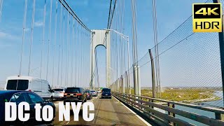 Washington DC to New York City 4 Hours Driving