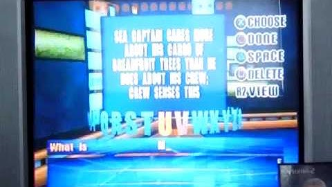 PS2 Jeopardy! Run Game 56